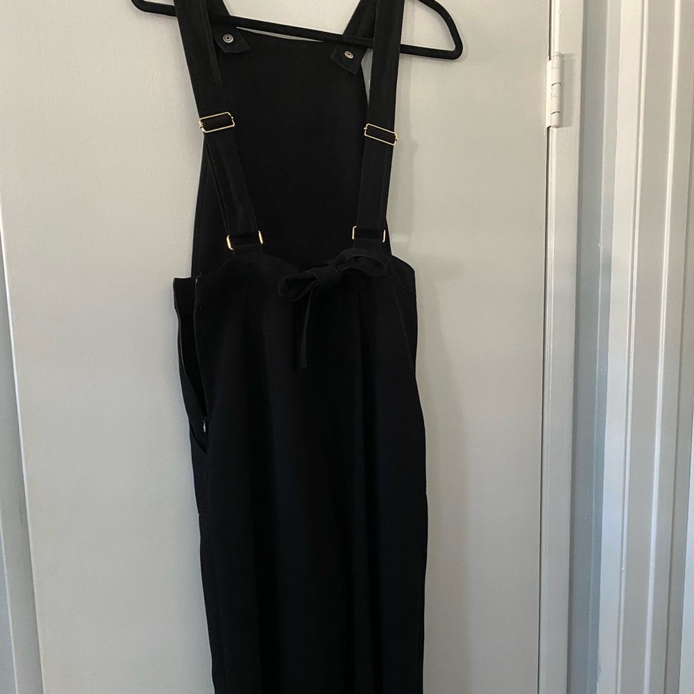 Black overalls